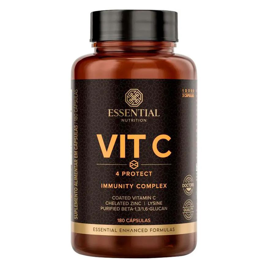 Essential Nutrition Vitamina C 4 Protect (180 Cápsulas)