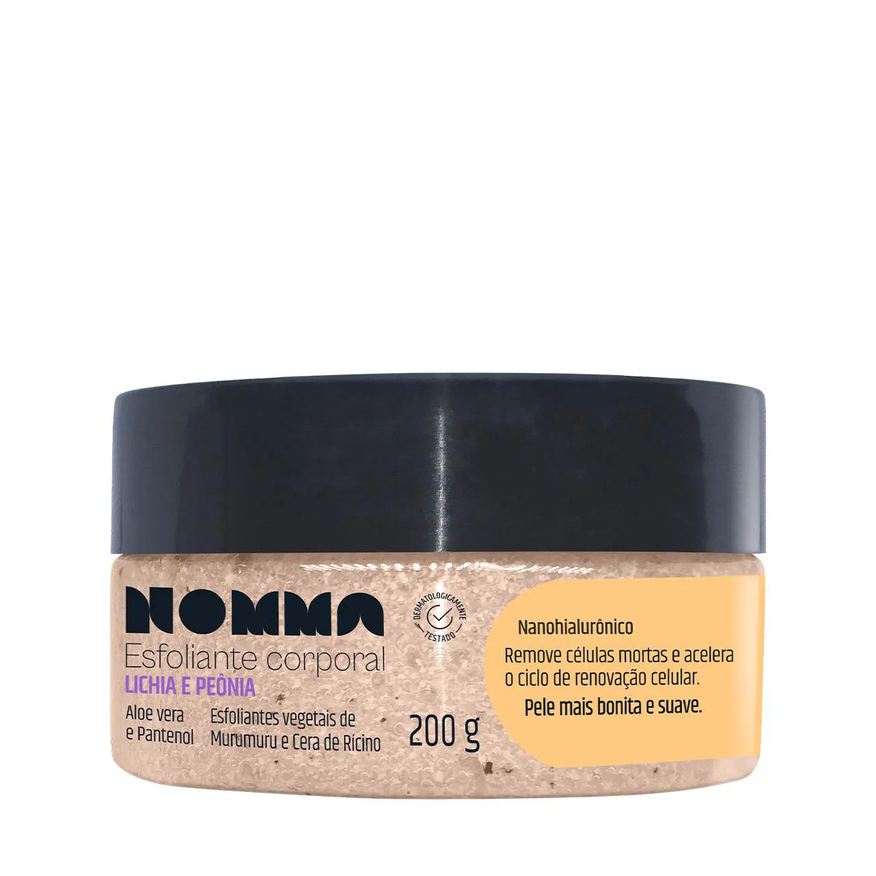 Nomma Healthy Lichia e Peônia - Esfoliante Corporal 200g