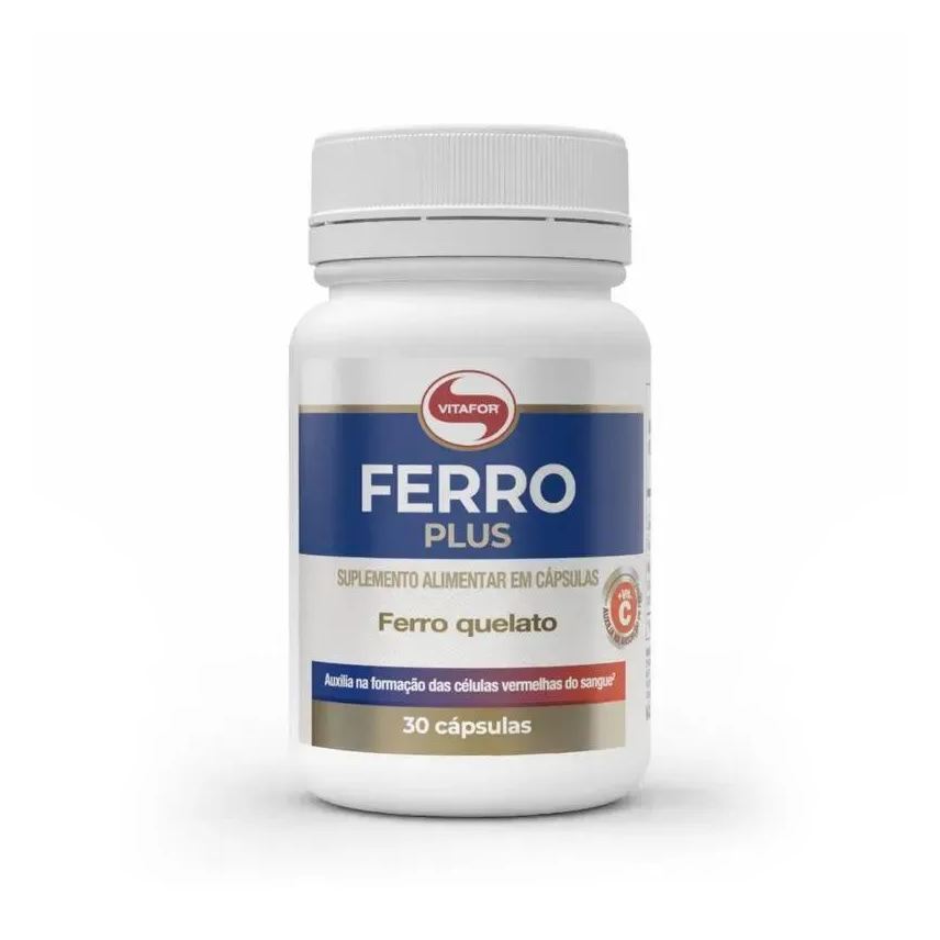 Vitafor Ferro Plus (30 Cápsulas) - Padrão: Único