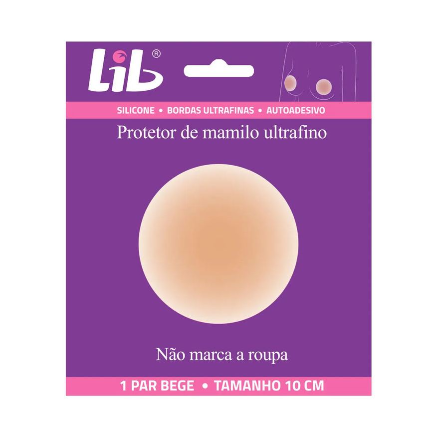 Lib Protetor Adesivo de Silicone Ultrafino Reutilizável 10cm