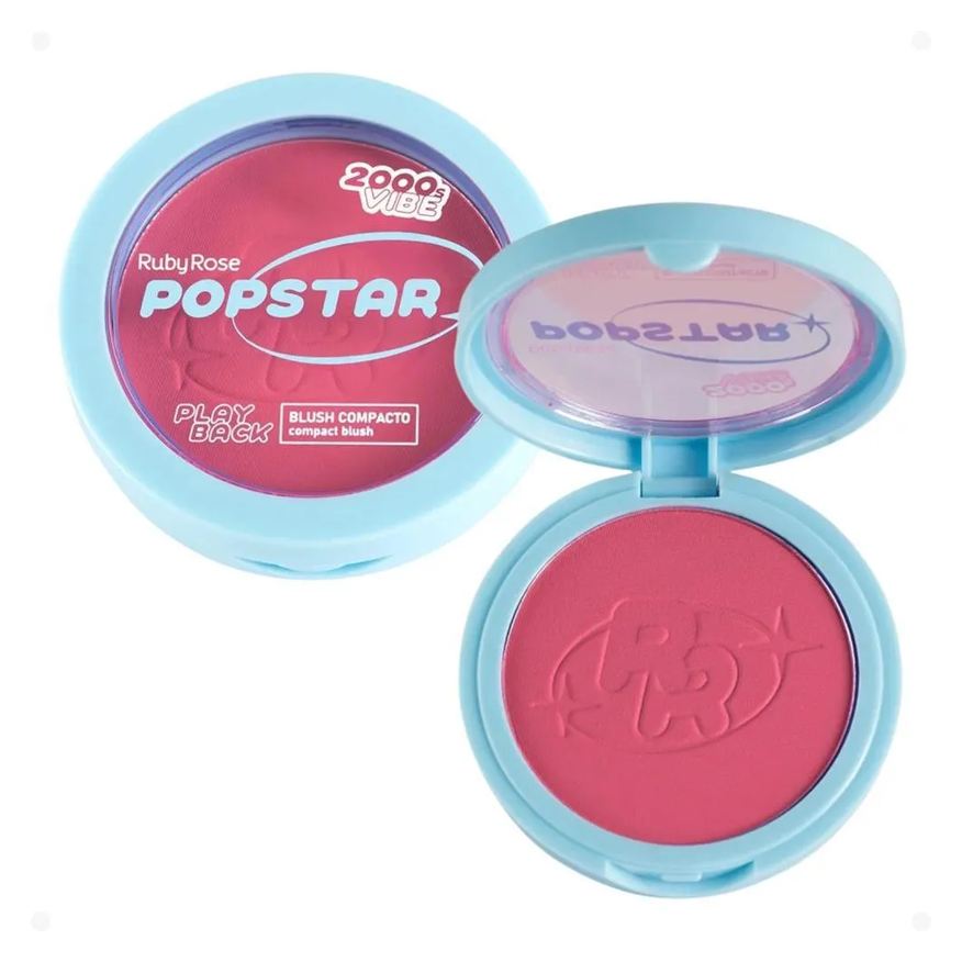 Ruby Rose Blush Compacto Popstar Play Back Girlfriend Hb-m08-4