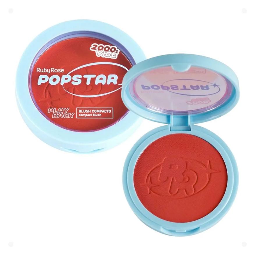 Ruby Rose Blush Compacto Popstar Play Back Smash Hb-m08-5