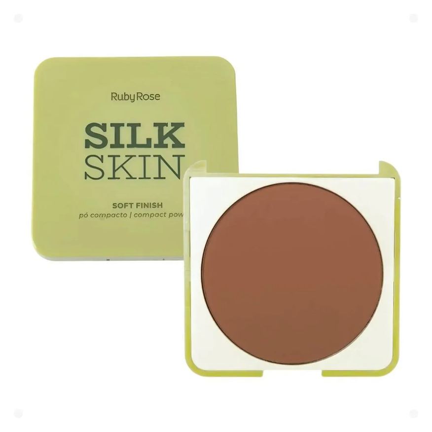 Ruby Rose Pó Compacto Silk Skin Soft Finish Deep Hb-t1400-8