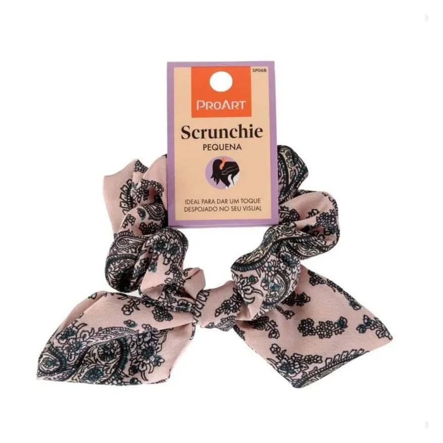 Proart Xuxinha para Cabelo Scrunchie Pequena Rosê Sp06b