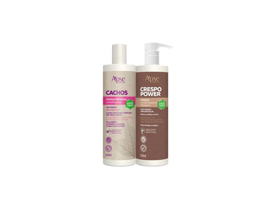 Apice Kit Cachos e Crespo Gelatina Ativadora 500ml