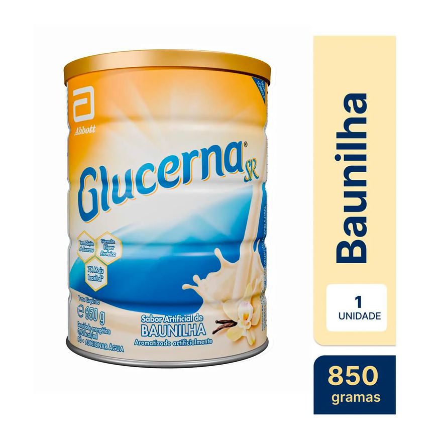 Glucerna Suplemento Alimentar SR Baunilha 850g