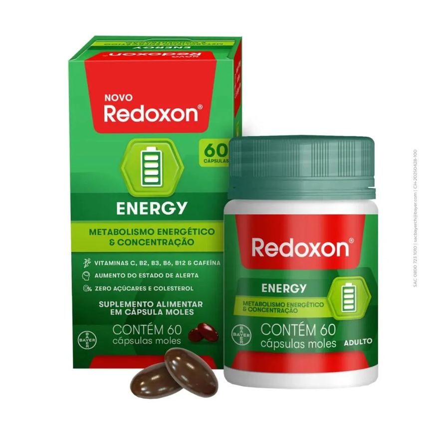 Bayer Redoxon Energy 60 Cápsulas Multivitamínico