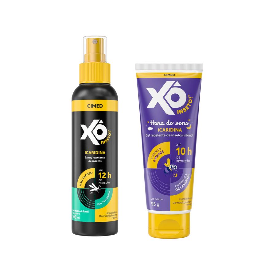 de Repelente Insetos Xô Inseto Icaridina Spray 100ml