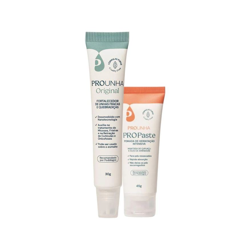 Pro Unha Kit. 02 Itens: 30g/ Creme Pro Paste 30g