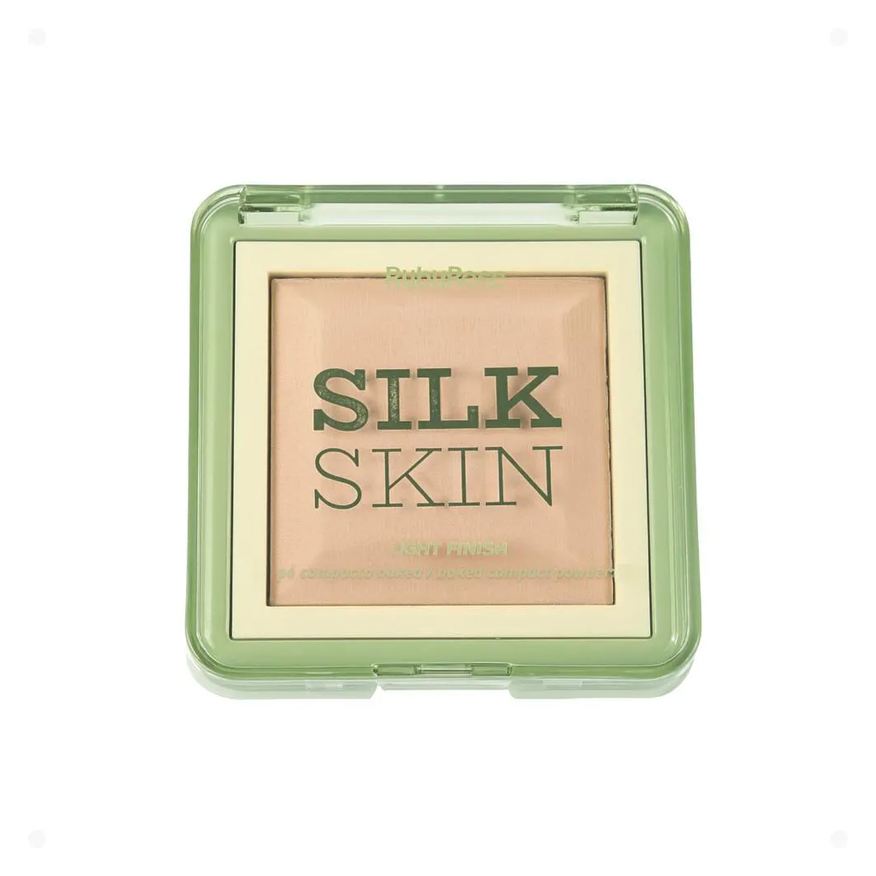 Ruby Rose Pó Compacto Silk Skin Light Finish Pc10 Hb-m403-1