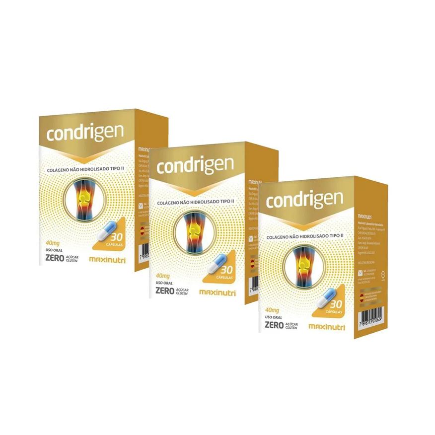 Maxinutri Kit Condrigen Colageno Pack Saude - 90 Cápsulas