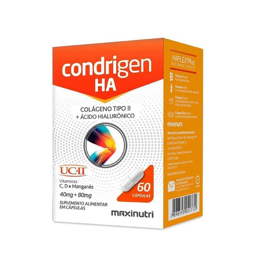 Maxinutri Suplemento Condrigen Ha Colageno - 60 Cápsulas