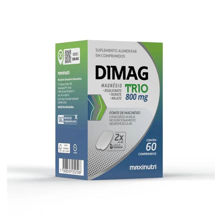 Maxinutri Suplemento Dimag Trio - 60 Cápsulas