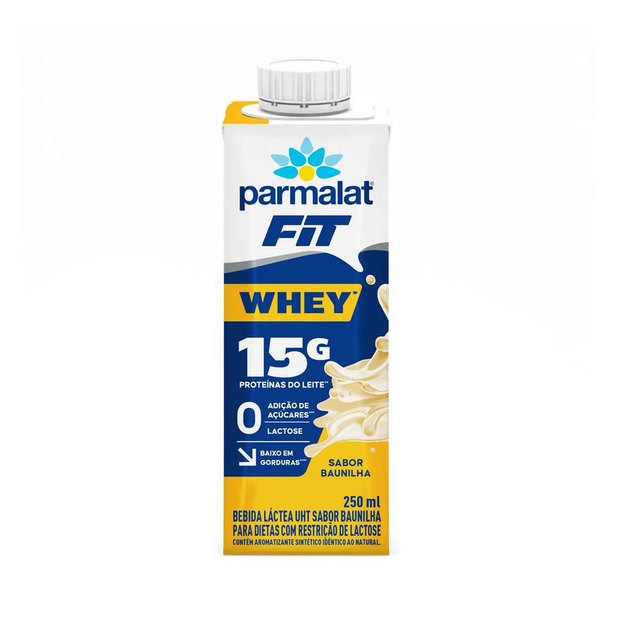 Parmalat Whey Protein Whey Fit Baunilha Zero Lactose 250ml