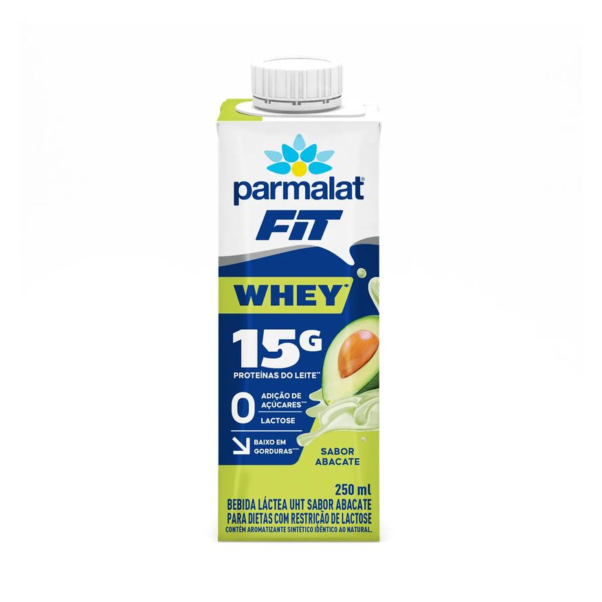 Parmalat Whey Protein Whey Fit Abacate Zero Lactose 250ml