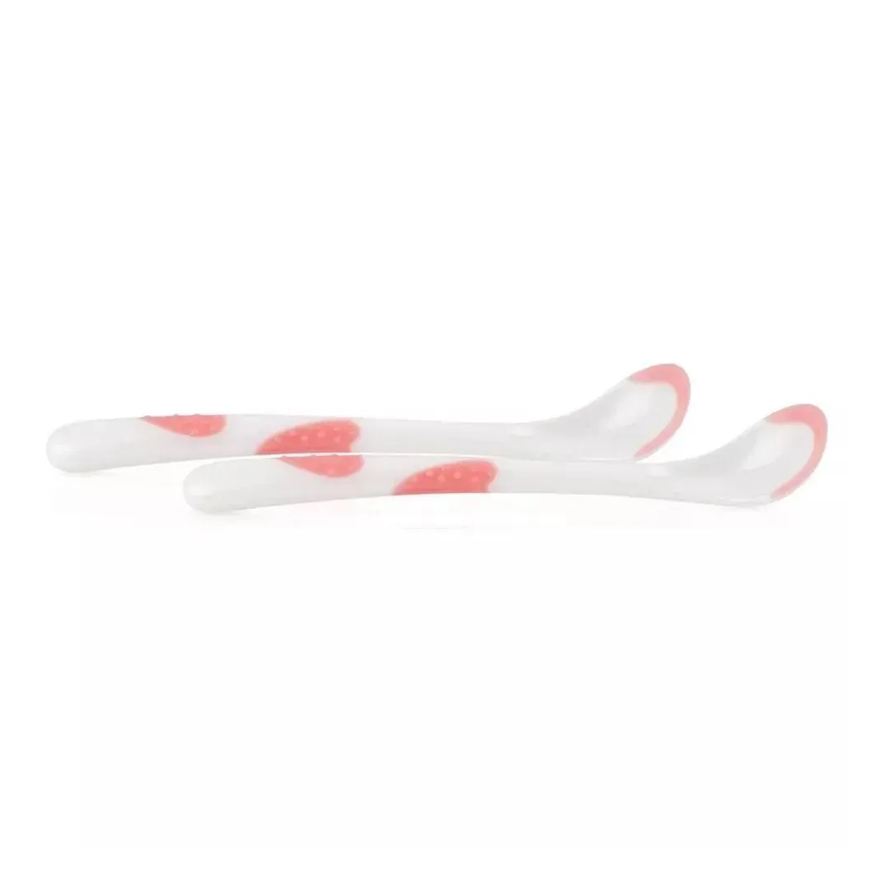 Nuby Colheres Termo Sensíveis Rosa C/2