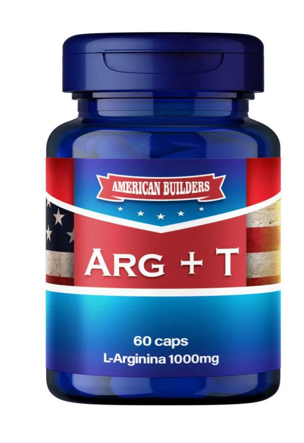 American Builders Arginina + Ta da Lafila 5mg - 60 Cápsulas
