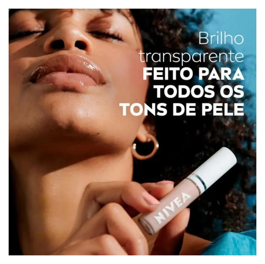 Natura Hidratante Labial Lip Oil Nivea Natural Glow 5,5ml