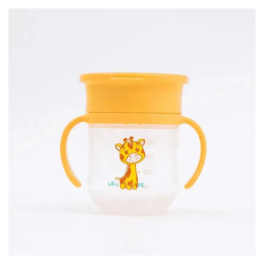 Petit Piá Copo de Treinamento 360º 200ml +6M Amarelo