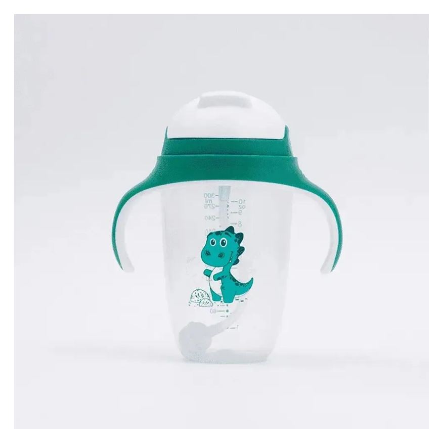 Petit Piá Copo de Treinamento com Canudo 300ml +6M Verde