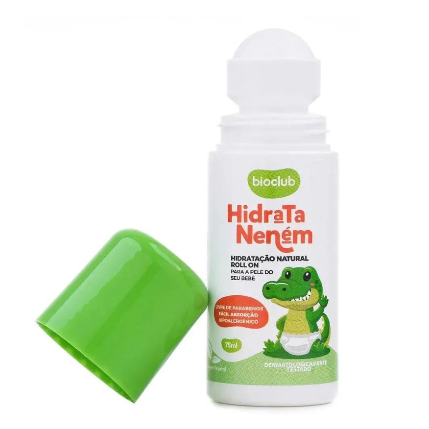 Bioclub Hidratante Natural Infantil Roll On 75ml Vegano