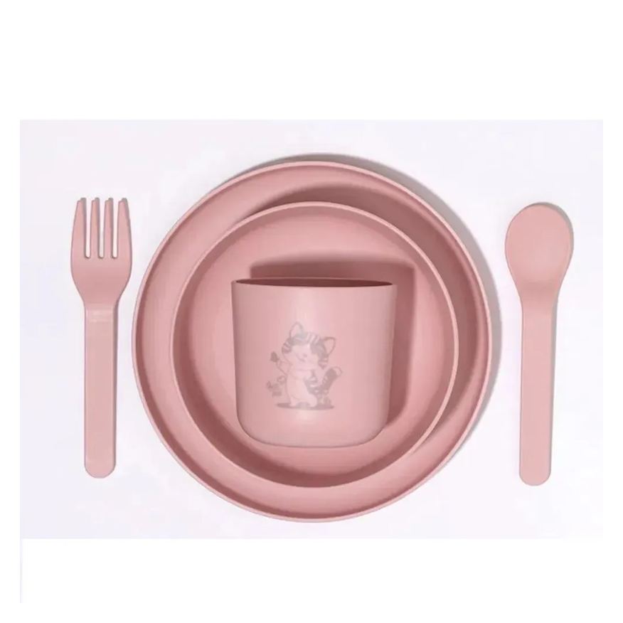 Petit Piá Kit Alimentação 5Peças +12M Rosa