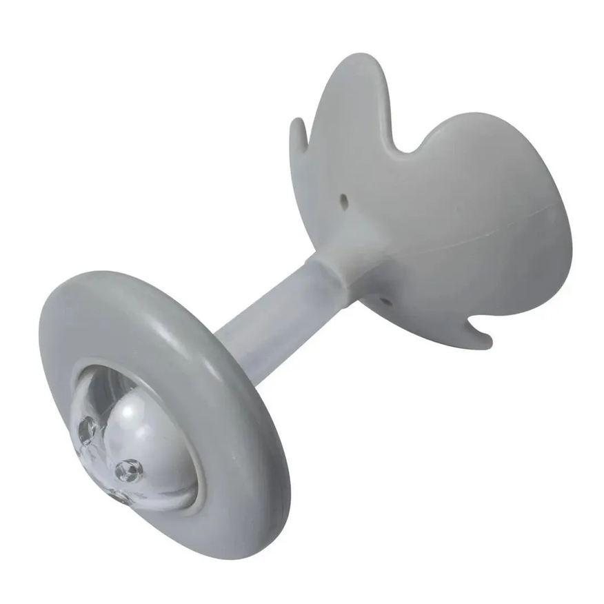Kababy Mordedor Silicone com Chocalho Cinza