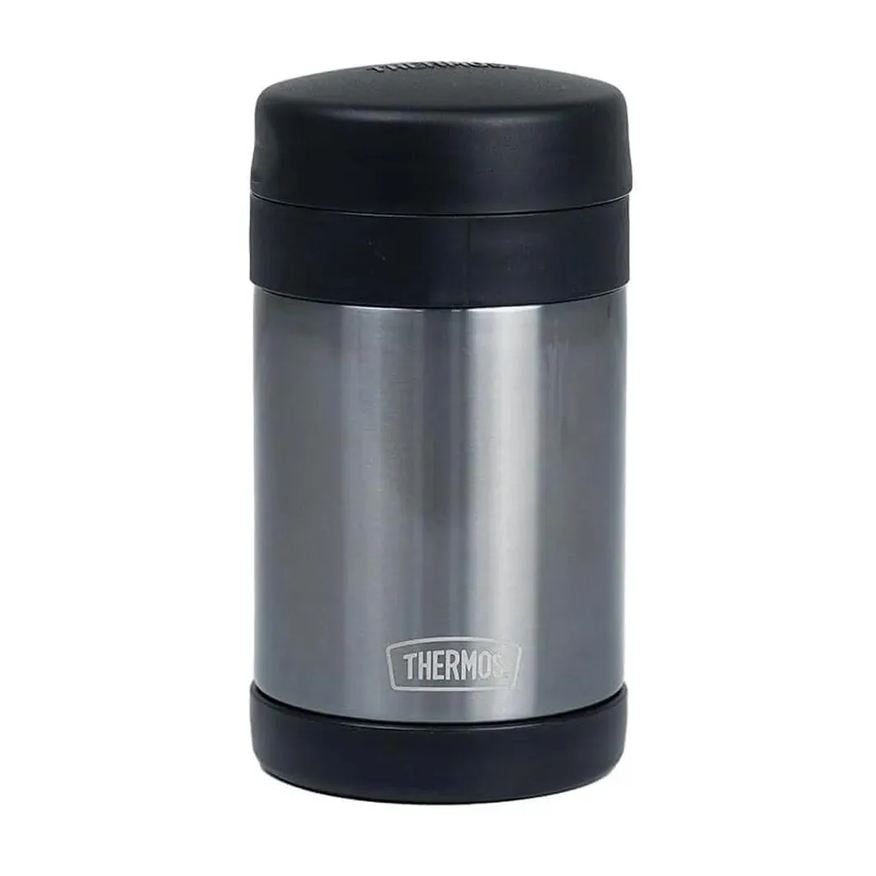 Thermos Pote Térmico 470ml Colher Dobrável Preto