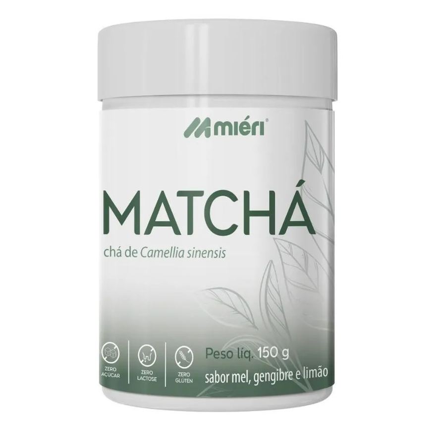 Mieri Chá Camellia Sinensis Matcha em Pó Solúvel 150g Camellia Sinensis em Pó
