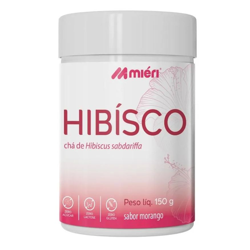 Mieri Chá de Hibísco em Pó 150g Hibiscu Sabdariffa