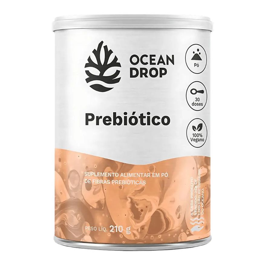 Ocean Drop Prebiótico Saúde Digestiva e Intestinal 210g (30 Doses)