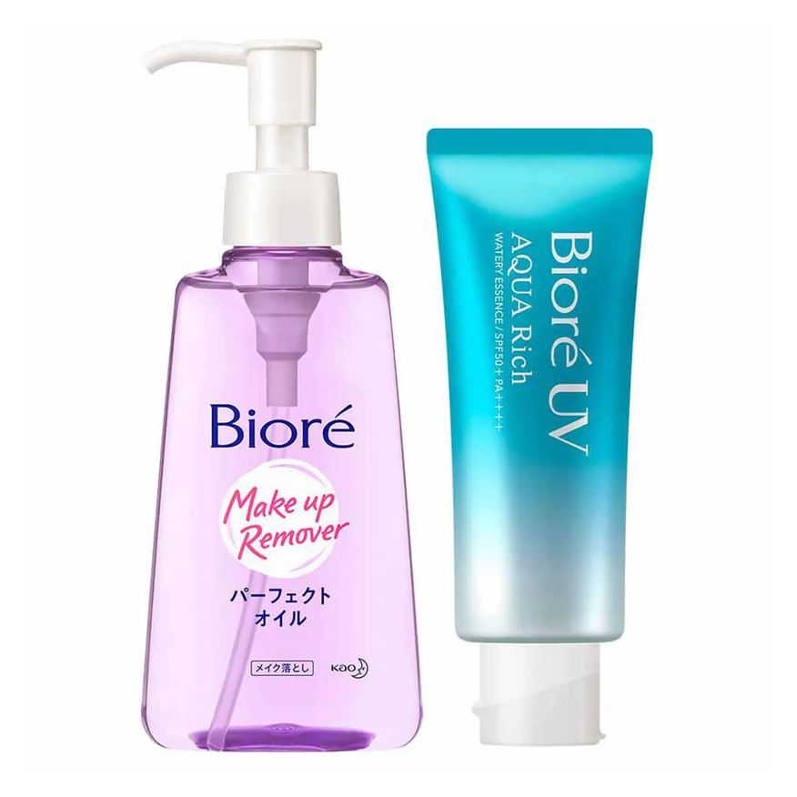Kit Bioré - Protetor Solar + Óleo Demaquilante Facial