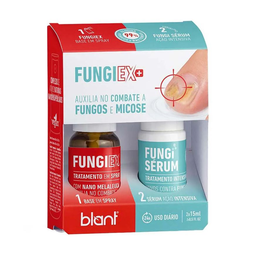 Blant Fungiex+ Kit - Base em Spray + Tratamento Intensivo