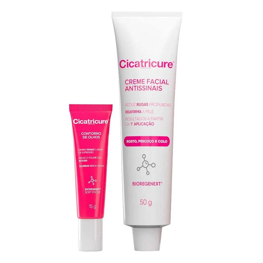 Cicatricure Kit – Creme Antirrugas + Rejuvenescedor para Olhos