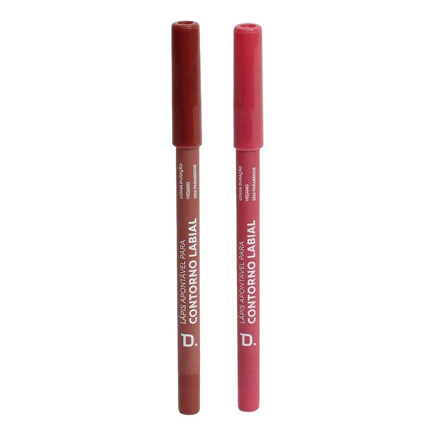 Dailus Kit - Lápis para Contorno Labial Taupe e Rose