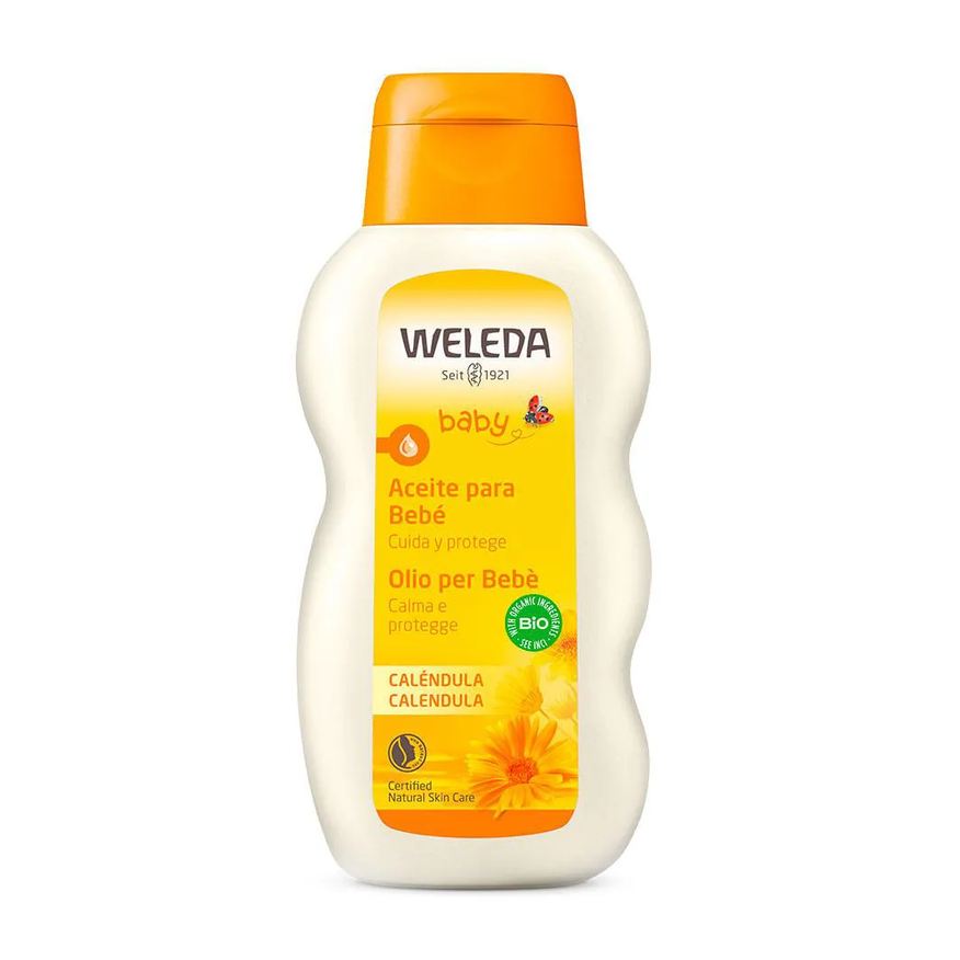 Weleda Calêndula Óleo Hidratante para o Bebê - Óleo Corporal 200ml