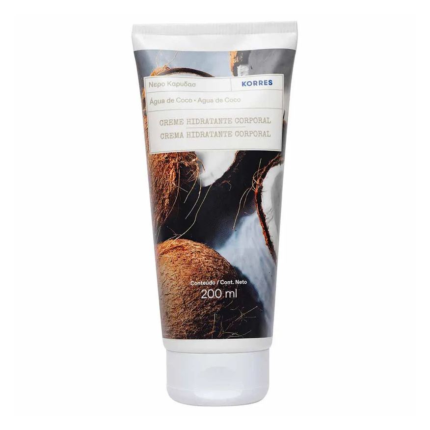 Korres Creme Hidratante Corporal Água de Coco 200ml