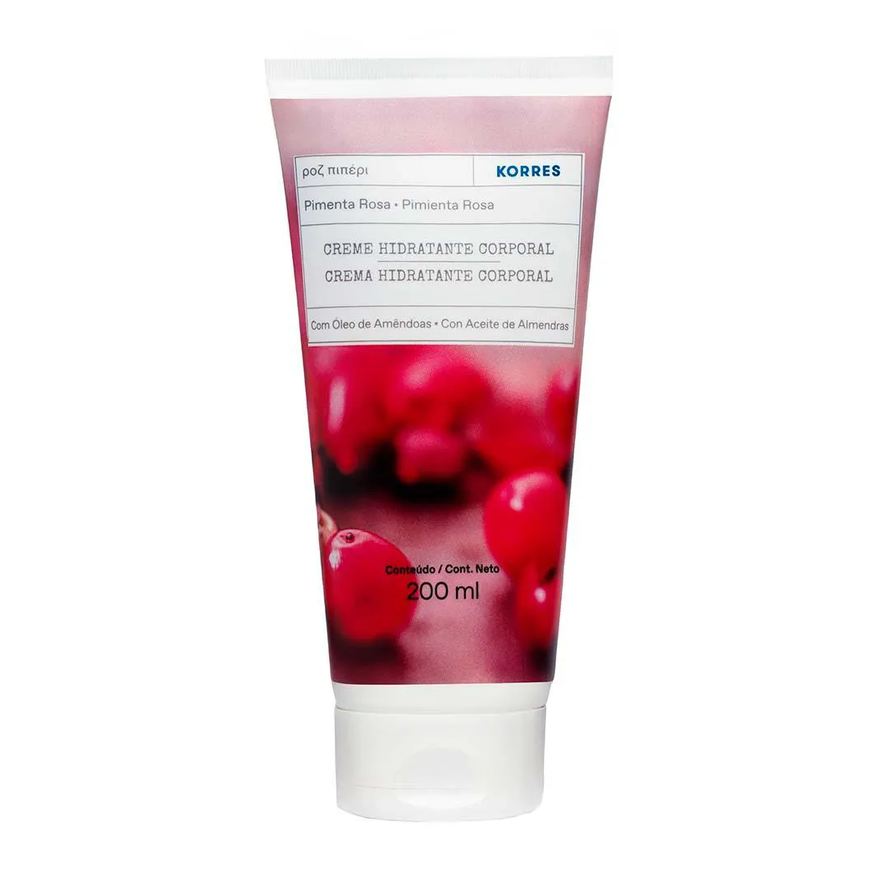Korres Creme Hidratante Corporal – Pimenta Rosa 200ml