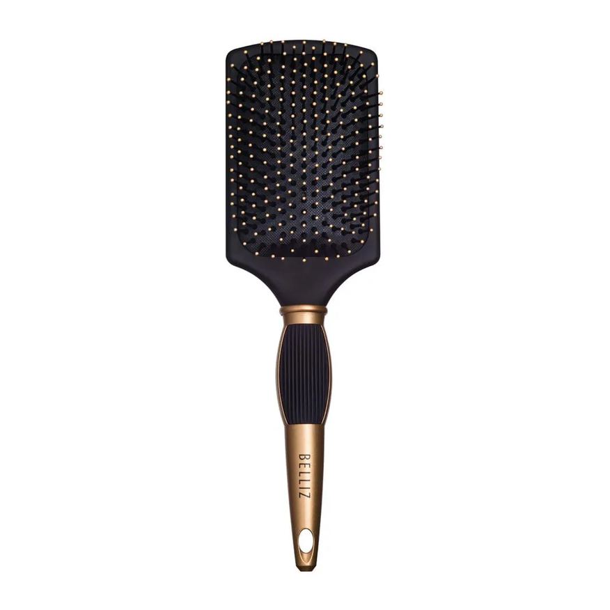 Big Universo Escova de Cabelo Belliz - Black & Gold Racket 1 Unidades