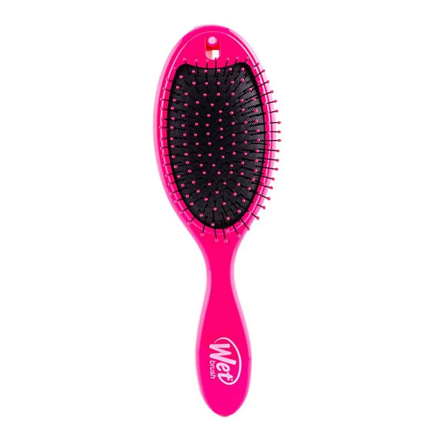Wetbrush Escova de Cabelo Desembaraçadora com Dispenser para Tratamento Rosa