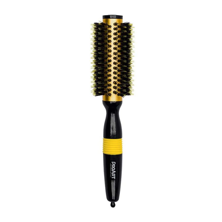 Proart Escova de Cabelo Profissional Metallic Pro Amarelo 25mm