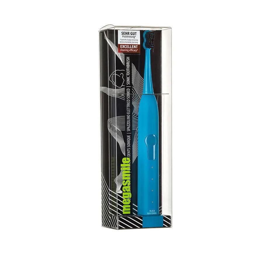 Megasmile Escova de Dentes - Sonic Black Whitening Ii Blue 1 Unidades