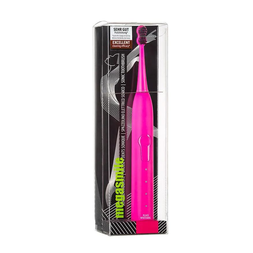 Megasmile Escova de Dentes - Sonic Black Whitening Ii Pink 1 Unidades