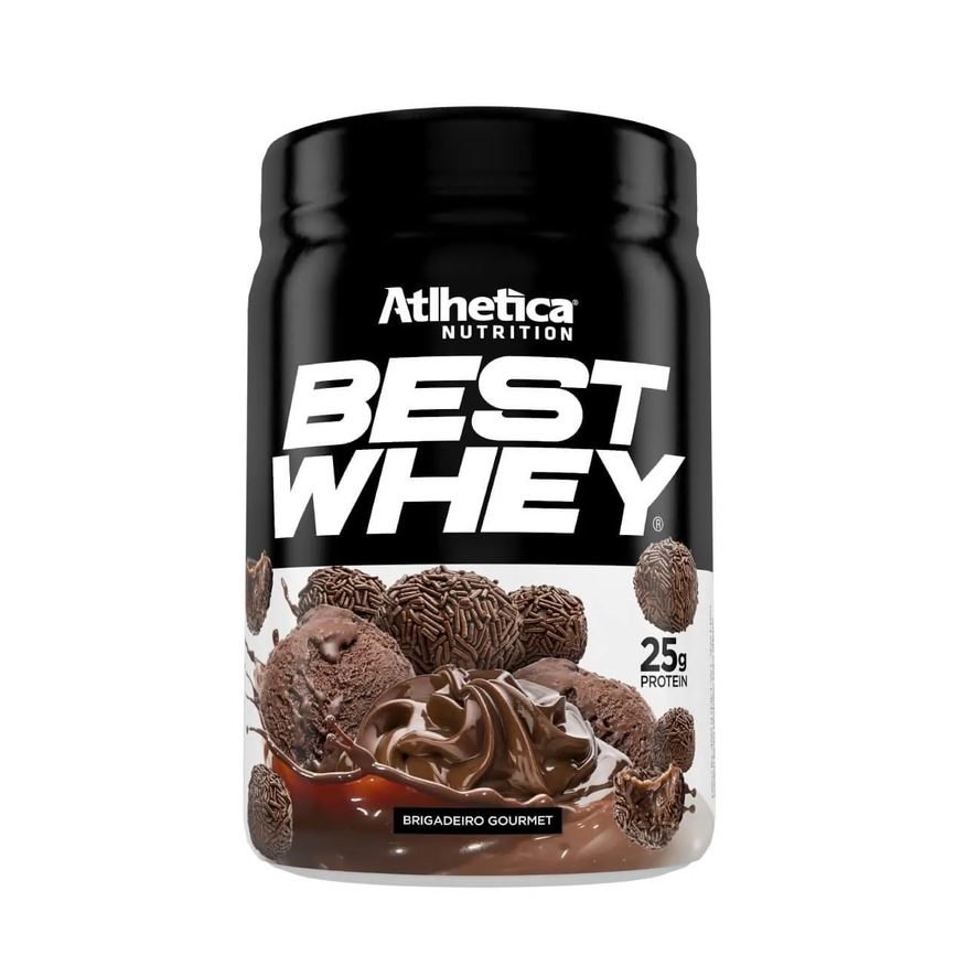 Protein Whey Best Whey Atlhetica Nutrition Brigadeiro Gourmet 450g