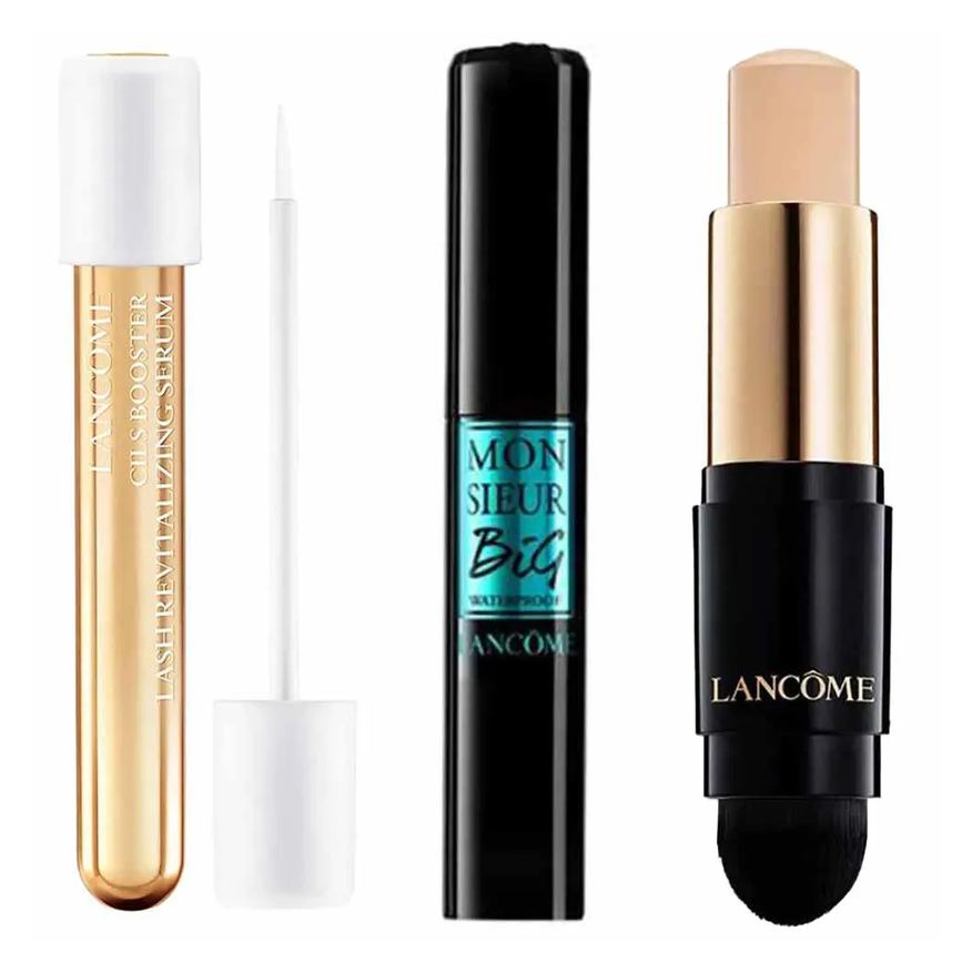 Lancôme - Base em Stick Teint Idôle + Máscara de Cílios Monsieur Big + Sérum para Cílios Lash Kit Presenteável
