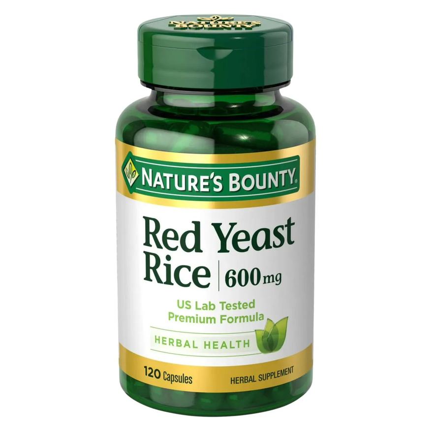 Nature's Bounty Arroz de Levedura Vermelha 600mg, 120 Cápsulas - Nature'S Bounty