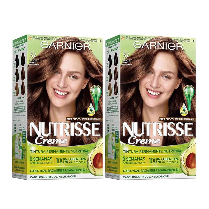 Garnier Kit Nutrisse - Coloração 57 Chocolate Amargo