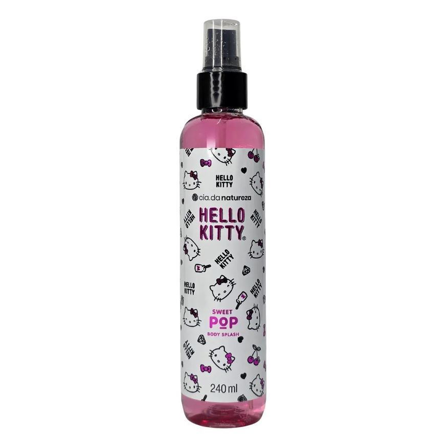 Cia Da Natureza Body Splash Sweet Pop Hello Kitty Vegano Cia. da Natureza 240ml