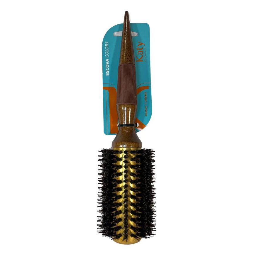 Katy Escova de Cabelo Ceramic 34Mm Marrom Ref. 122248