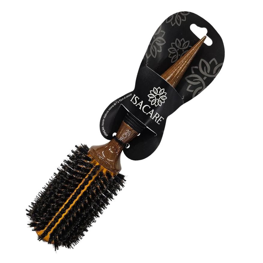 Isacare Escova de Cabelo Profissional C/ Cerdas de Nylon 40Mm Ref. 8906 Miss Hit